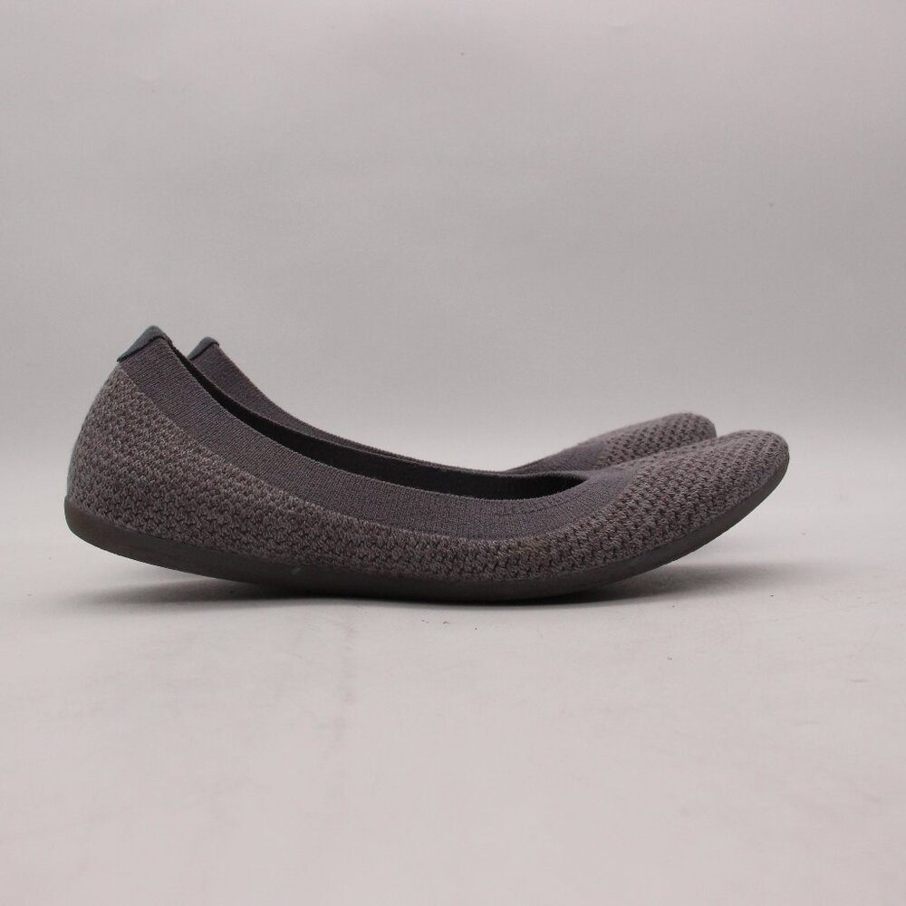 Allbirds Tree Breezers TB Women’s Size 6 Black Knit Ballet Flats Shoes Slip On